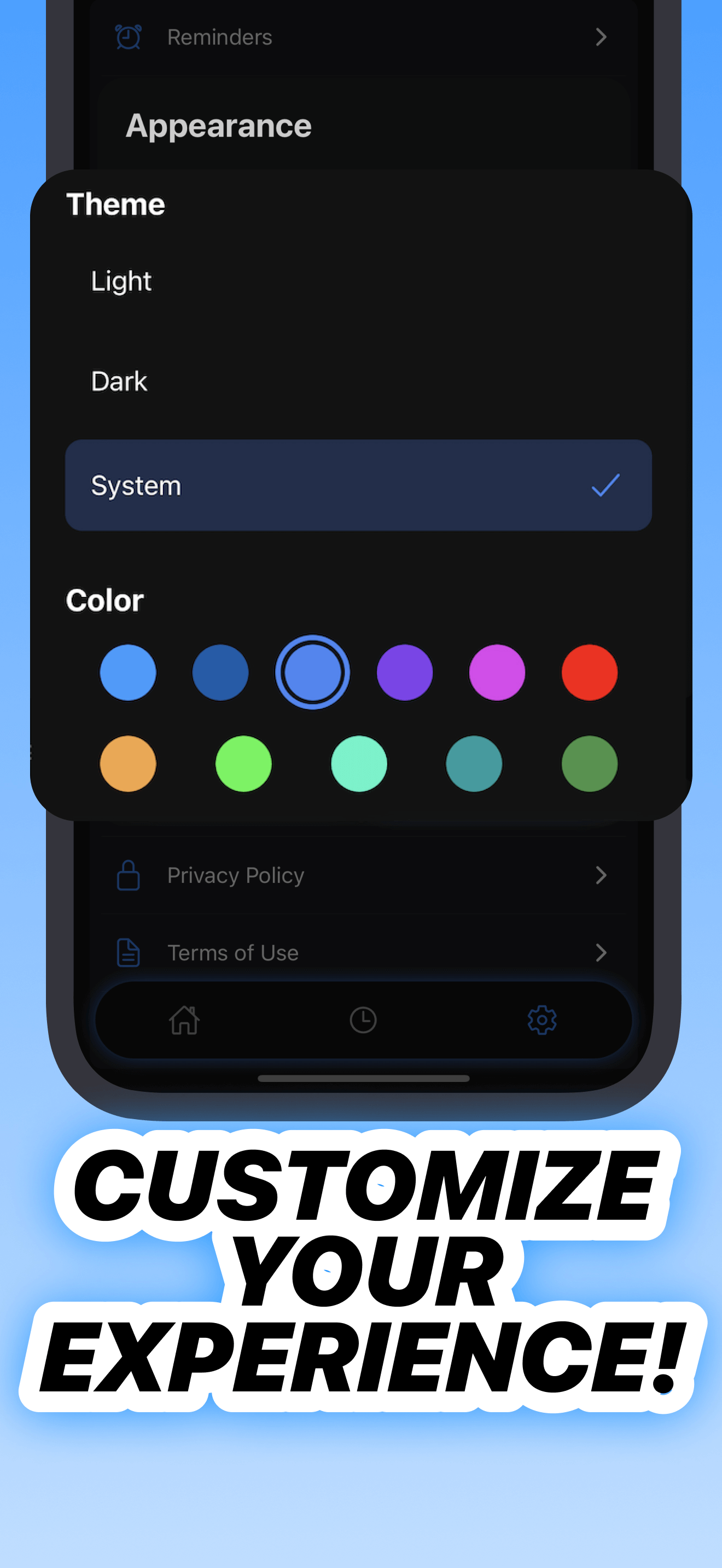 Theme Options Screenshot